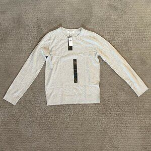Banana Republic Forever Crew-Neck Sweater NWT - Heather Gray, size XS